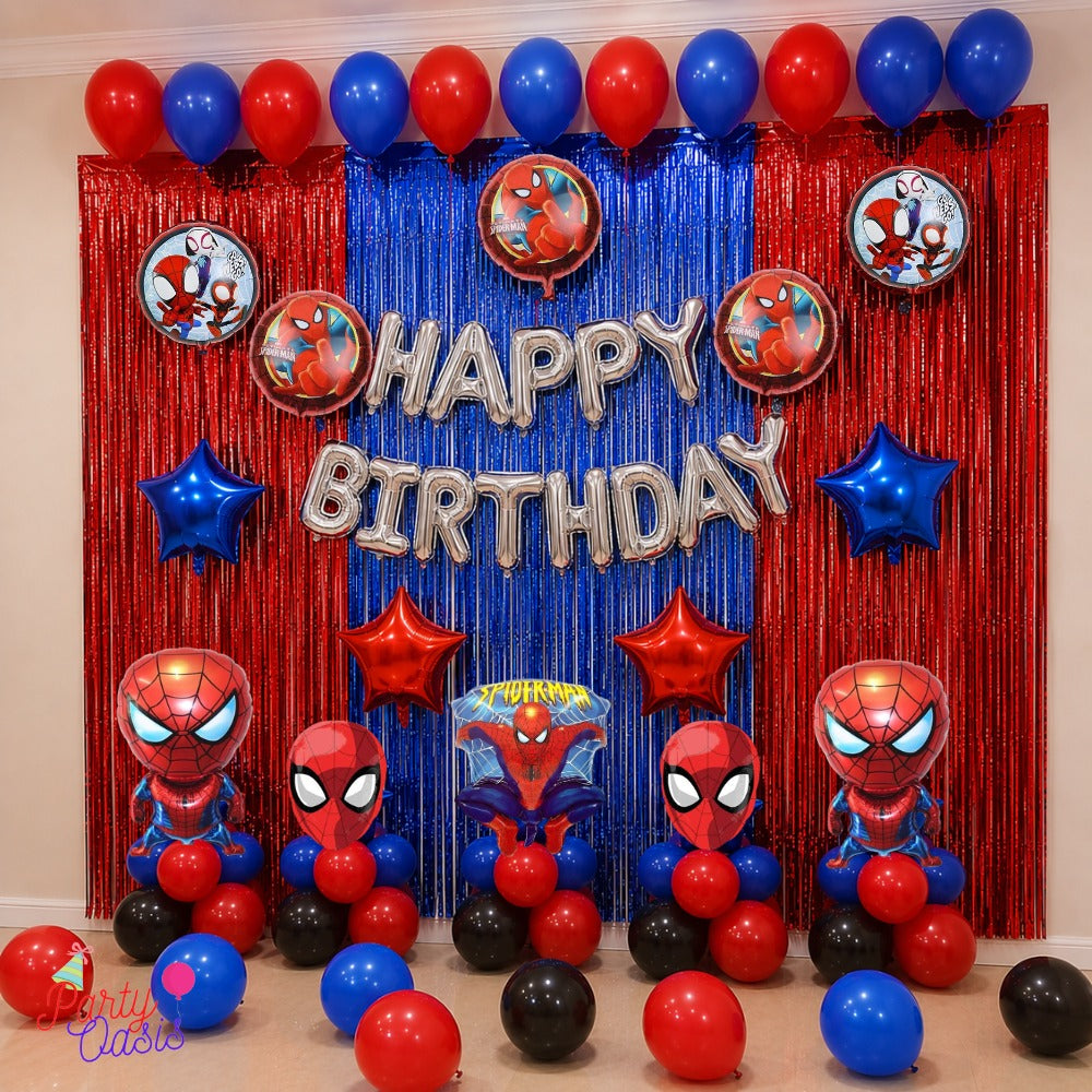 Spiderman complete all in one decoration kit