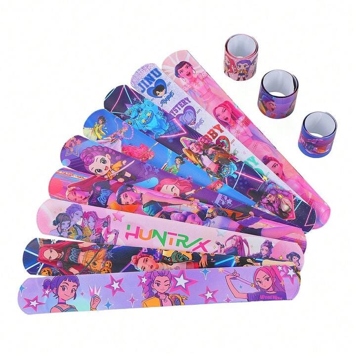 Kpop demon wrist band slap watch 12 pcs