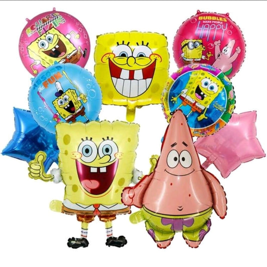 Sponge bob balloon decoration