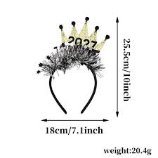 new year headband 2027 1pc