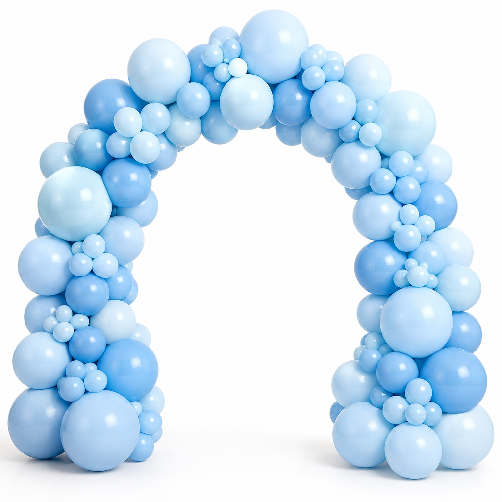 Yellow￼and orange colour balloon arch stands