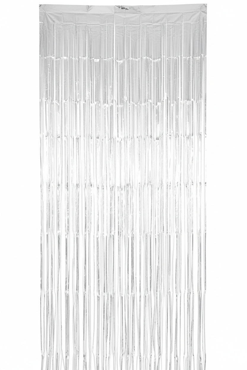 White Foil Curtan